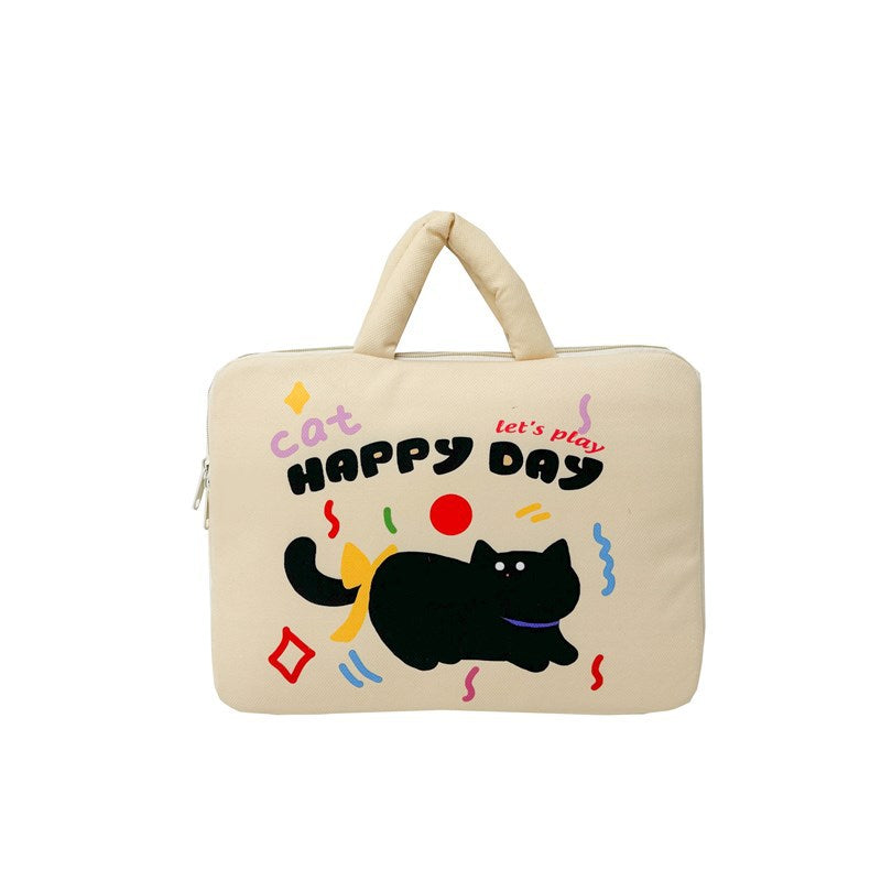 Laptoptasche mit Kreativem Katzenmuster Brehn