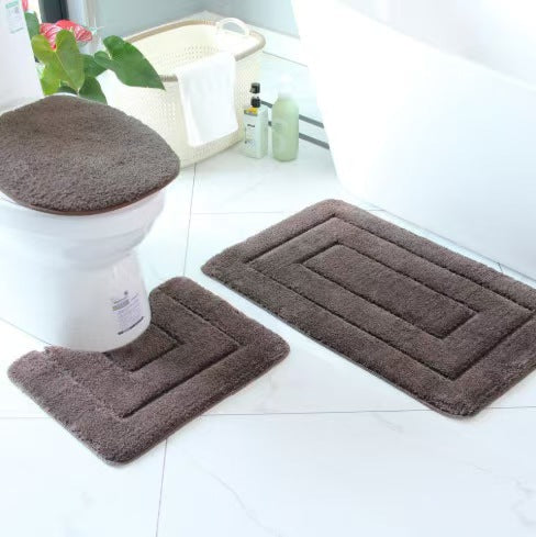 Plüsch-Badematten-Set Brehn