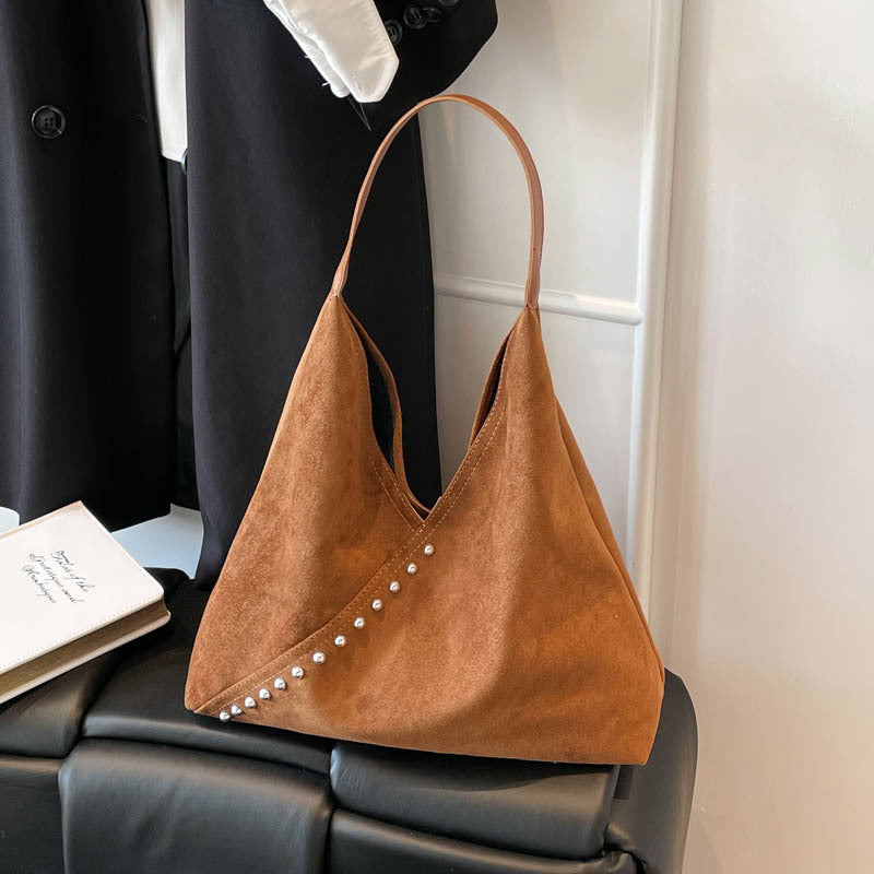WoUnique Textured Suede Hobo Tasche Brehn