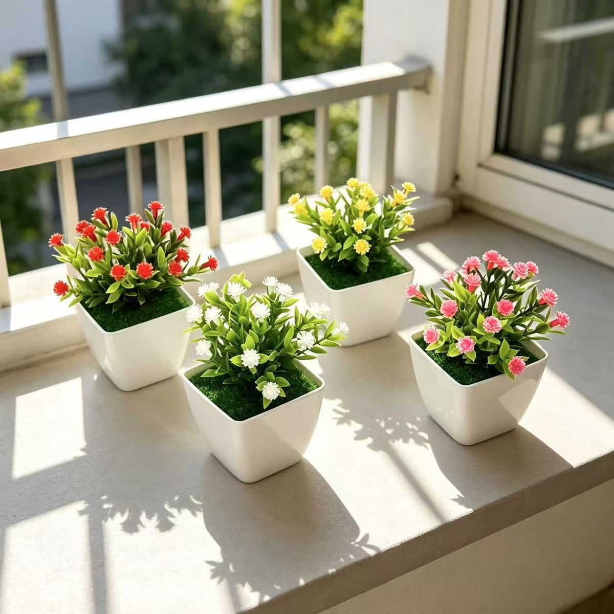 Künstliches Blumenarrangement für Wohnkultur und Innendekoration
