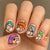 Cartoon-Themen Press-On Nagelkunst Set Brehn