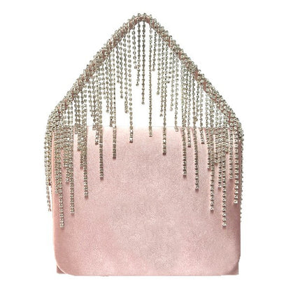 Kristall-verzierte Glam Clutch