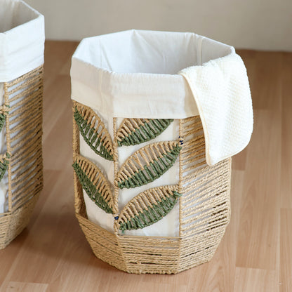 Aufbewahrungskorb mit pflanzlichem Design Brehn