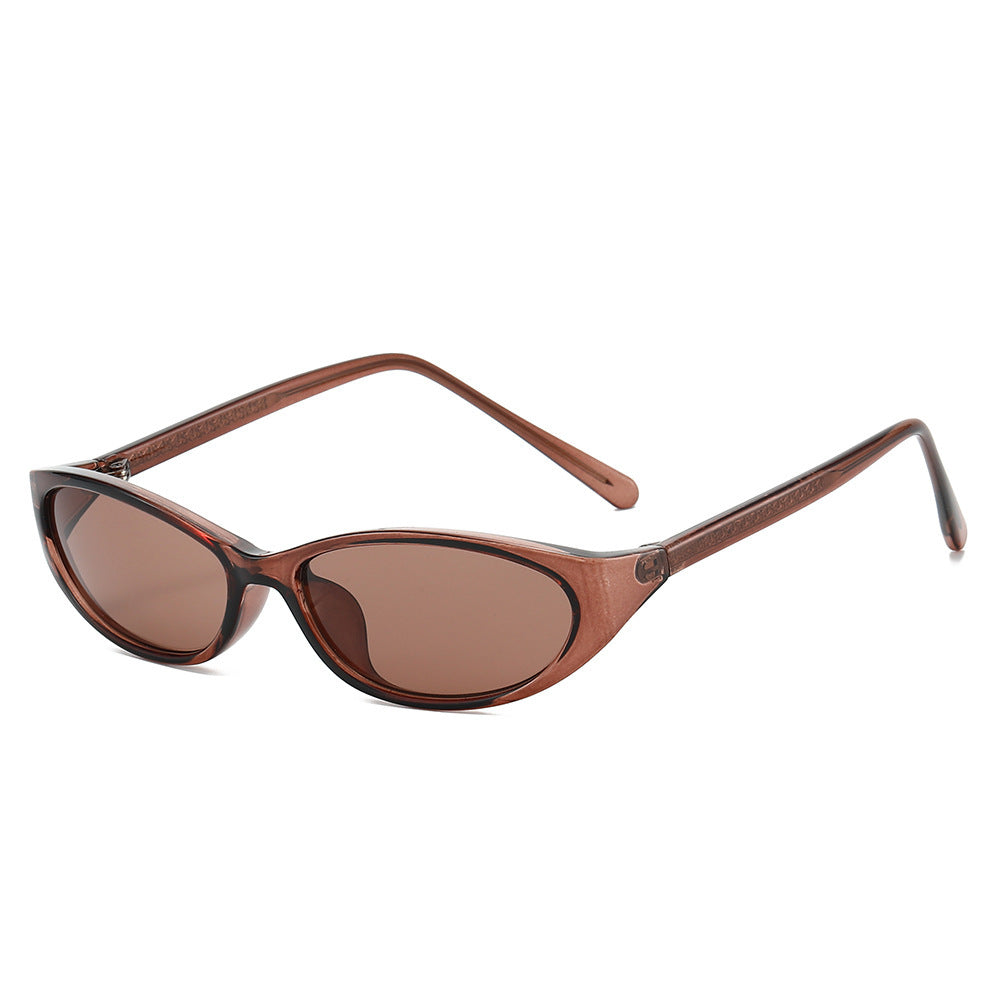 Cat-Eye-Fashion-Sonnenbrille mit dekorativen Akzenten Brehn