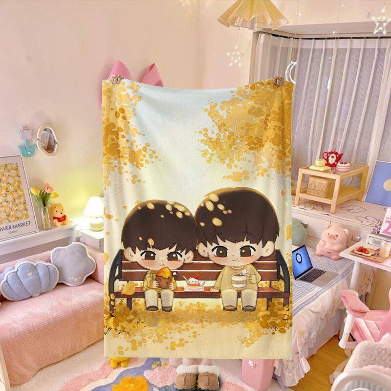 Künstlerischer Obstprint Fleece-Decke