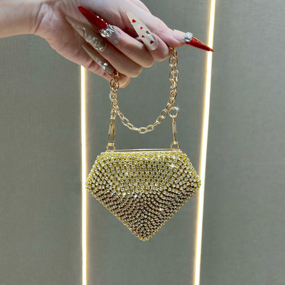 Dekorative Geometrische Clutch