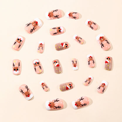 Urlaubs-Themen 3D Rentier Nagelkunst Set Brehn