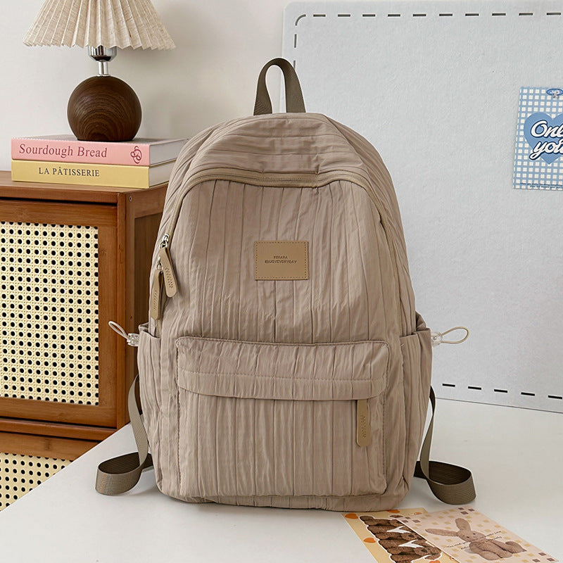Leichter gesteppter Schulrucksack