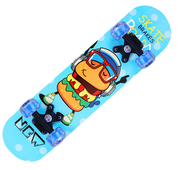Mädchen Cartoon Charakter Mini Skateboard Brehn