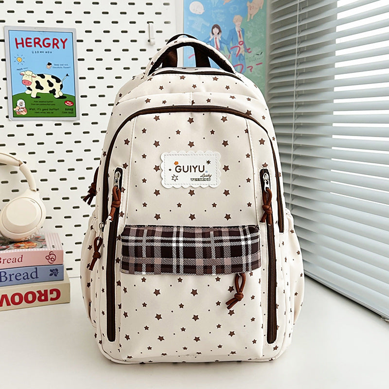 Stylische Stern-Druck Rucksack Brehn 1791205961