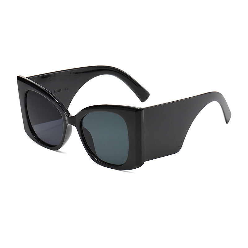 Damen modische oversized Sonnenbrille mit glamourösem Design Brehn