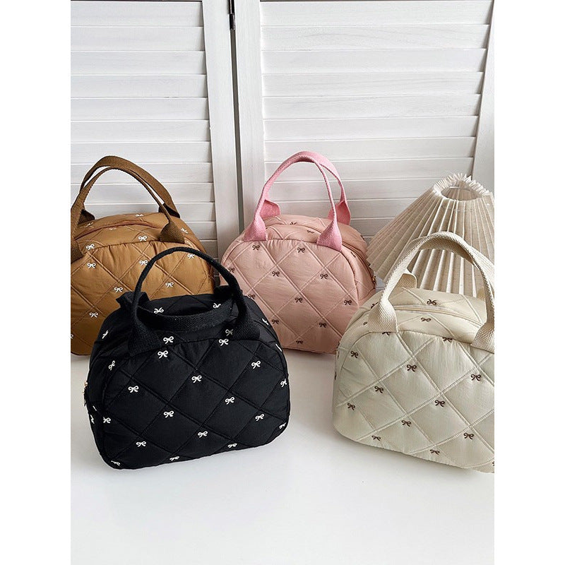 WoQuilted Bogen Detail Handtasche Brehn
