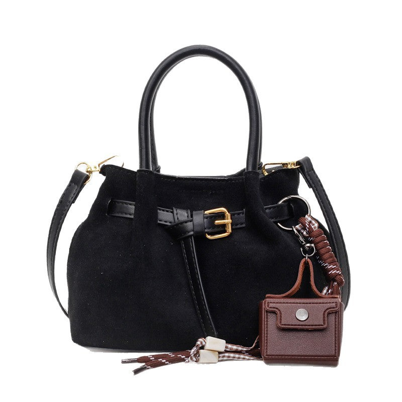 Elegante Wildleder Handtasche Brehn