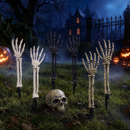 Gruselige Halloween Deko-Skelett-Baumstämme Brehn