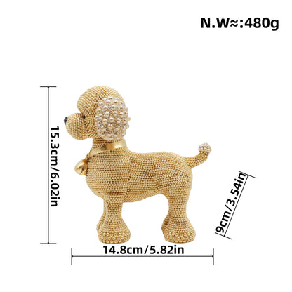 Dekorative Hundefigur im modernen Design Brehn