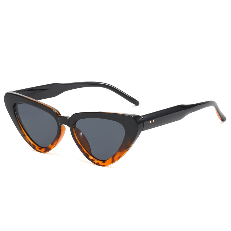 Damen stilvolle Cat-Eye Sonnenbrille mit auffälligem Design Brehn
