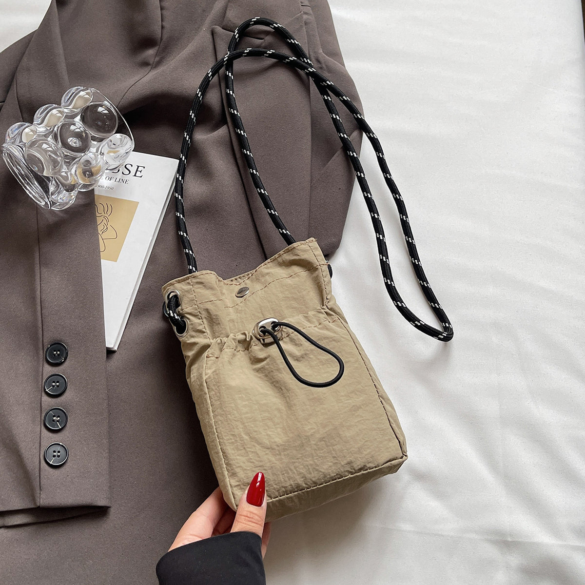 Kompakte Sling Crossbody-Tasche
