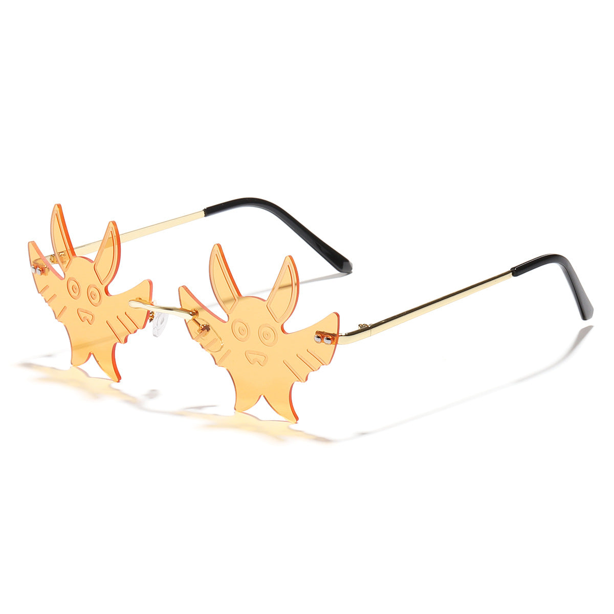 Damen ausgefallene Sonnenbrille mit tierischem Design Brehn