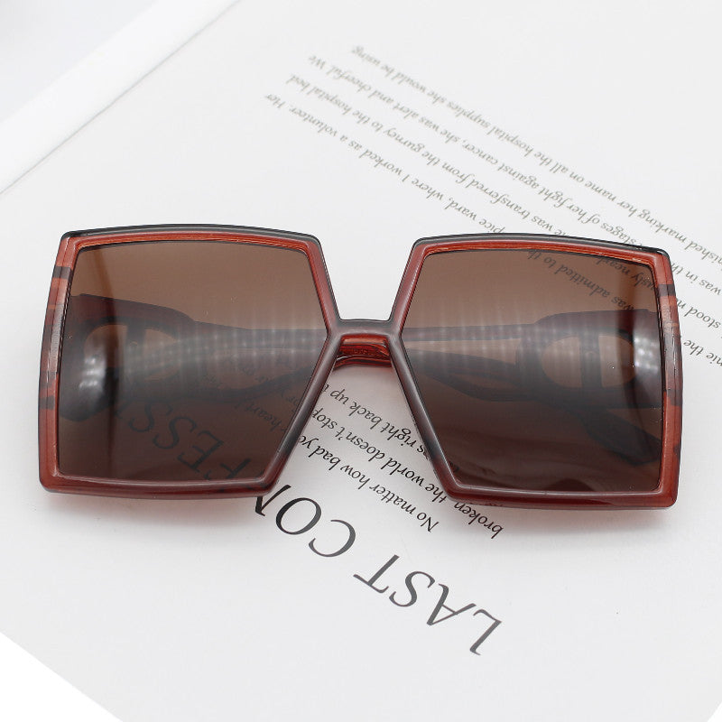 Damen quadratische Sonnenbrille mit luxuriösem Rahmen Brehn