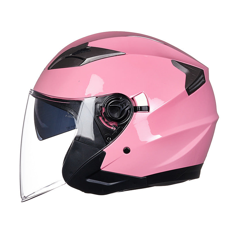 Vollschalen-Motorradhelm mit integriertem Visier Brehn
