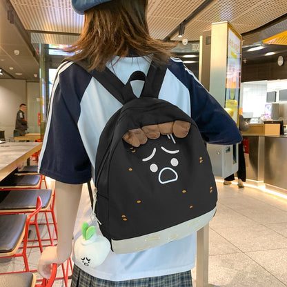 Verspielter Rucksack im Cartoon-Thema