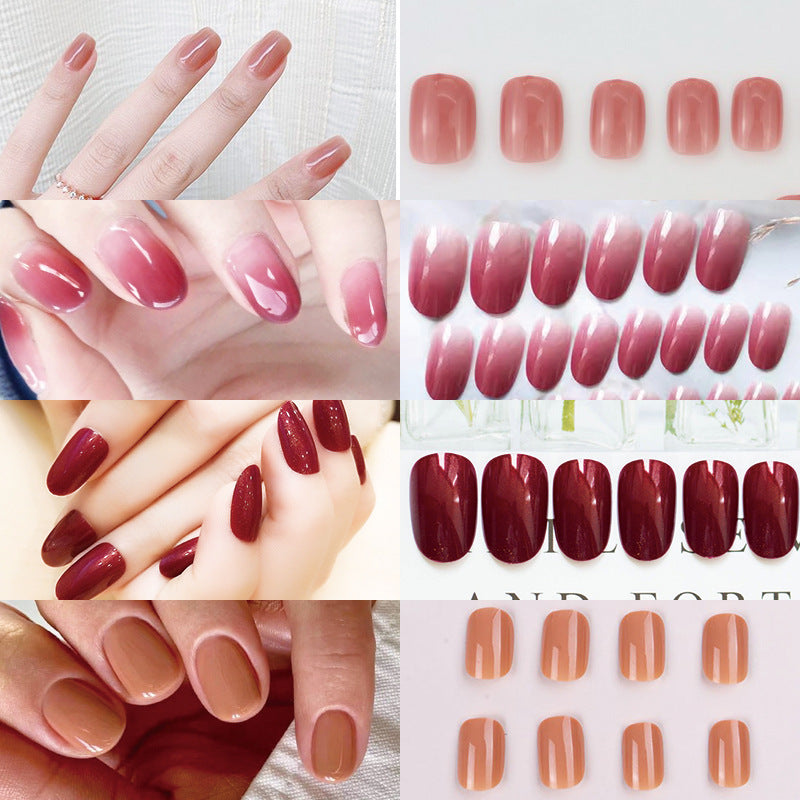Ombre Glossy Press-On Nagelset Brehn 1790727316