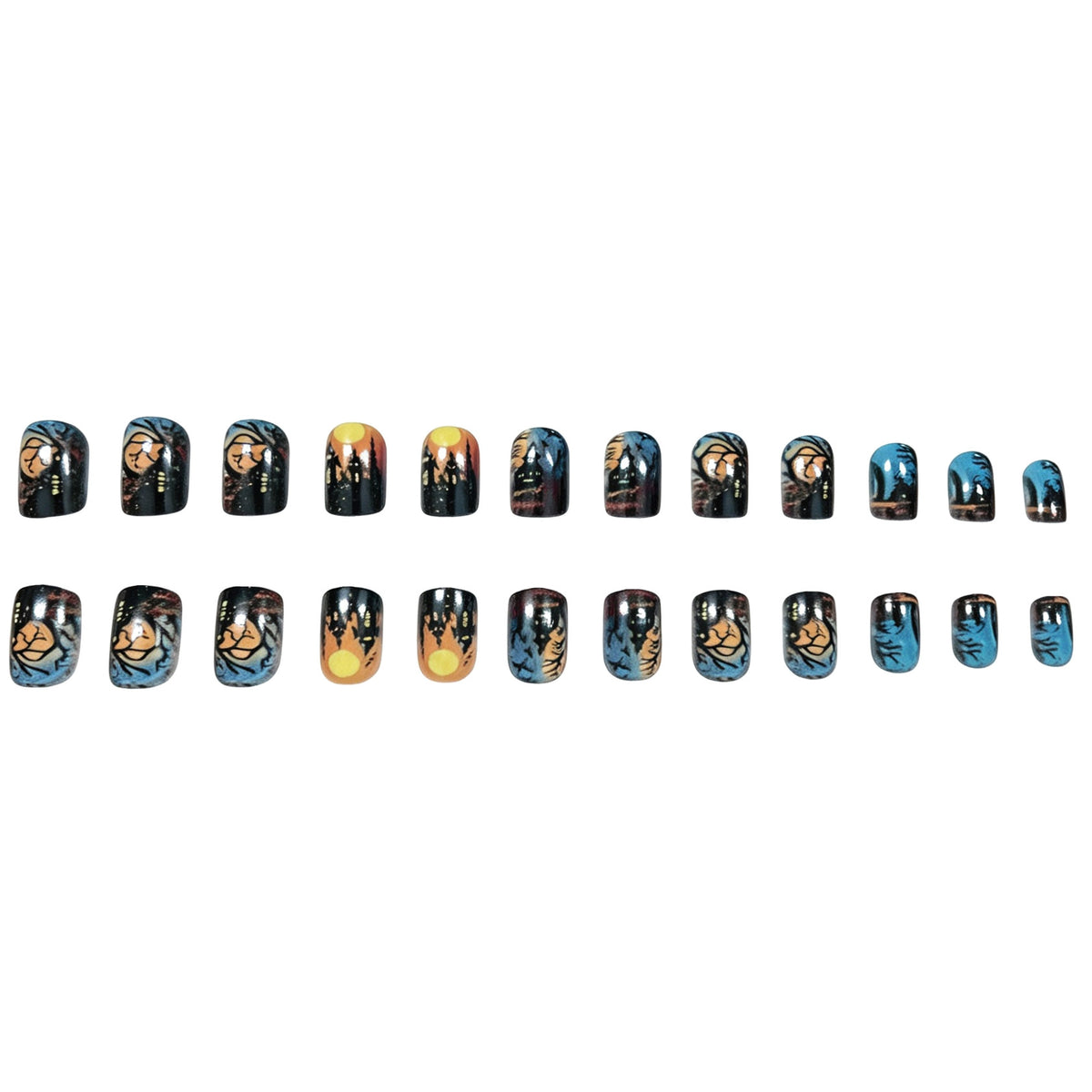 Halloween-Themen Nagelkunst Set Brehn 1789915592