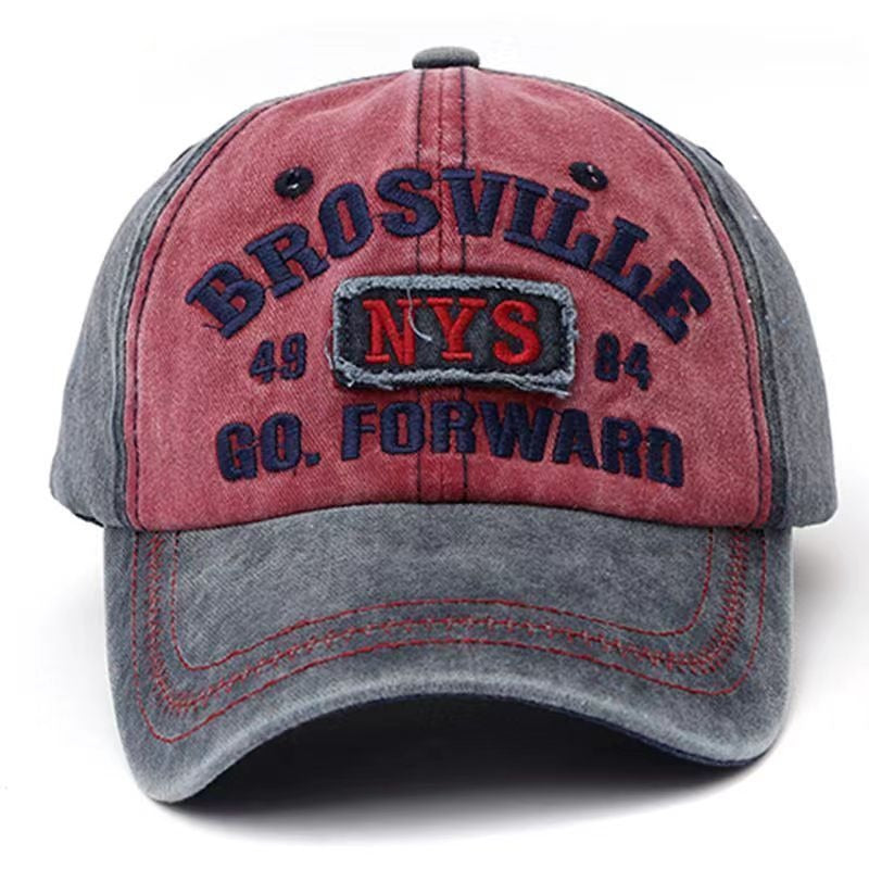 Herren Vintage-inspiriertes, stark beanspruchtes Baseballcap Brehn