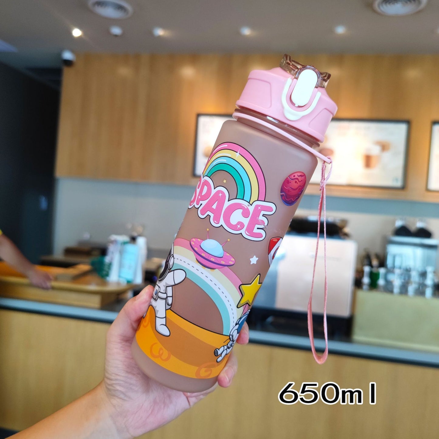 Damen kreative Trinkflasche im Weltraumdesign Brehn