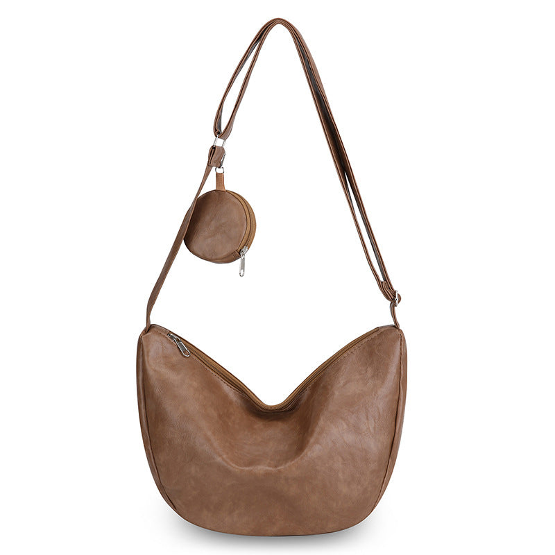 Stylische Vintage Schultertasche Brehn