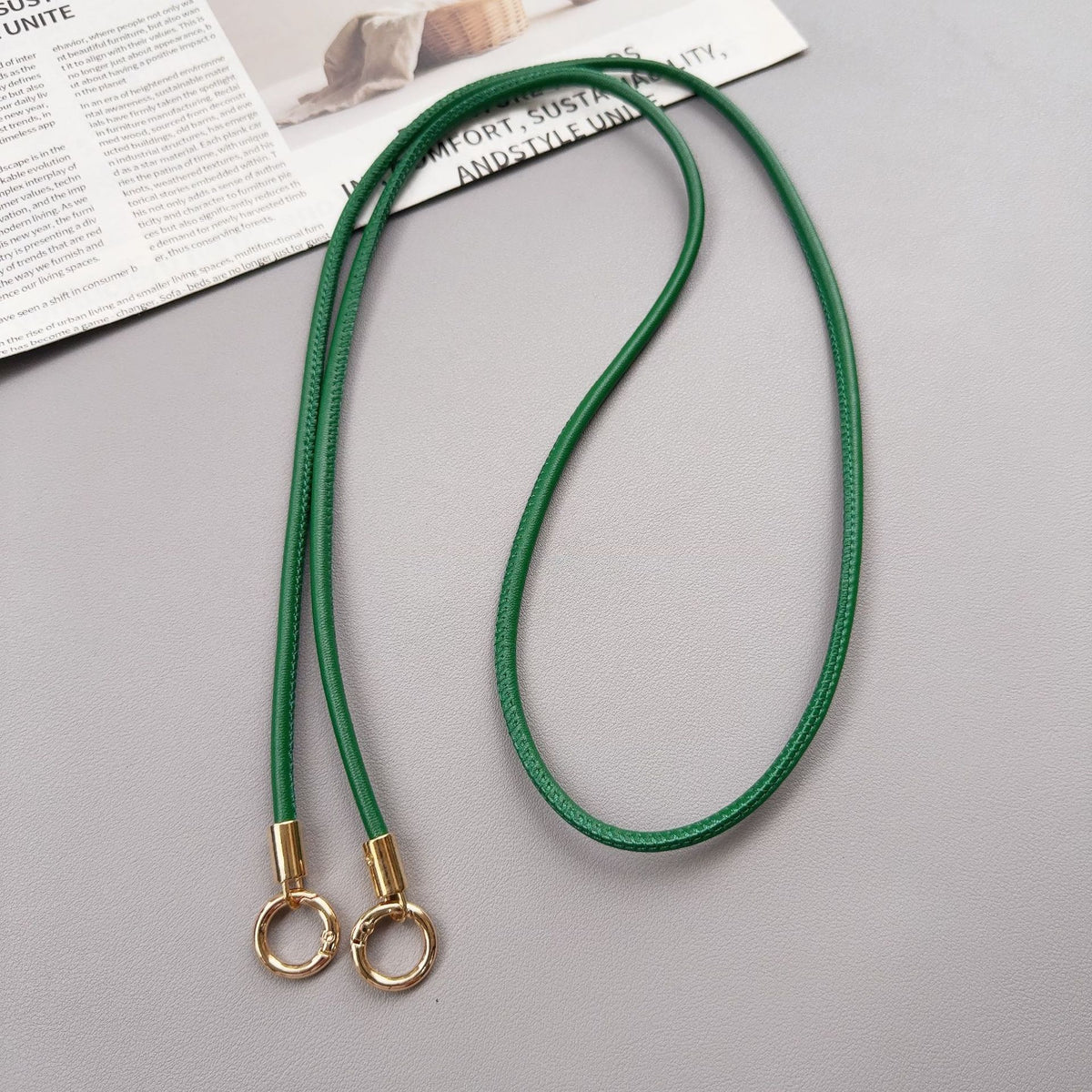 Premium Kunstleder Schlüsselband Brehn