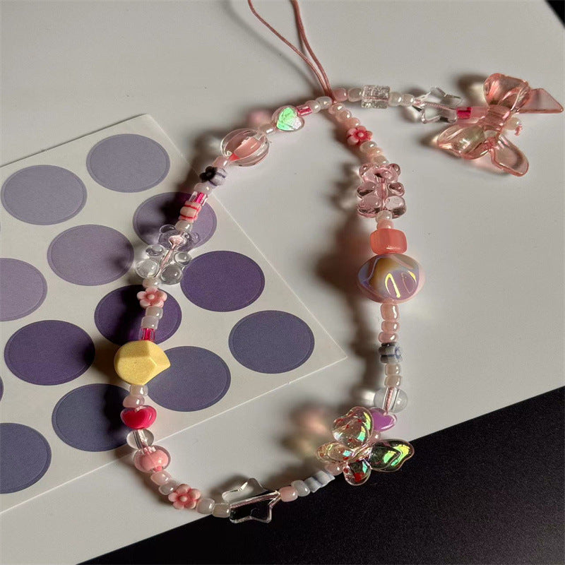 Einzigartiges Perlencharme-Handy-Lanyard Brehn
