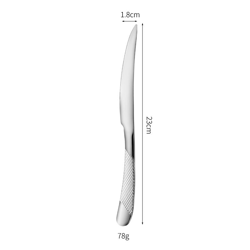 Feines und Elegantes Tafelmesser mit Rutschfestem Griff Brehn