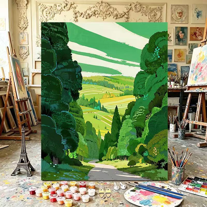 Szenische Natur Landschaft Leinwandkunst Brehn