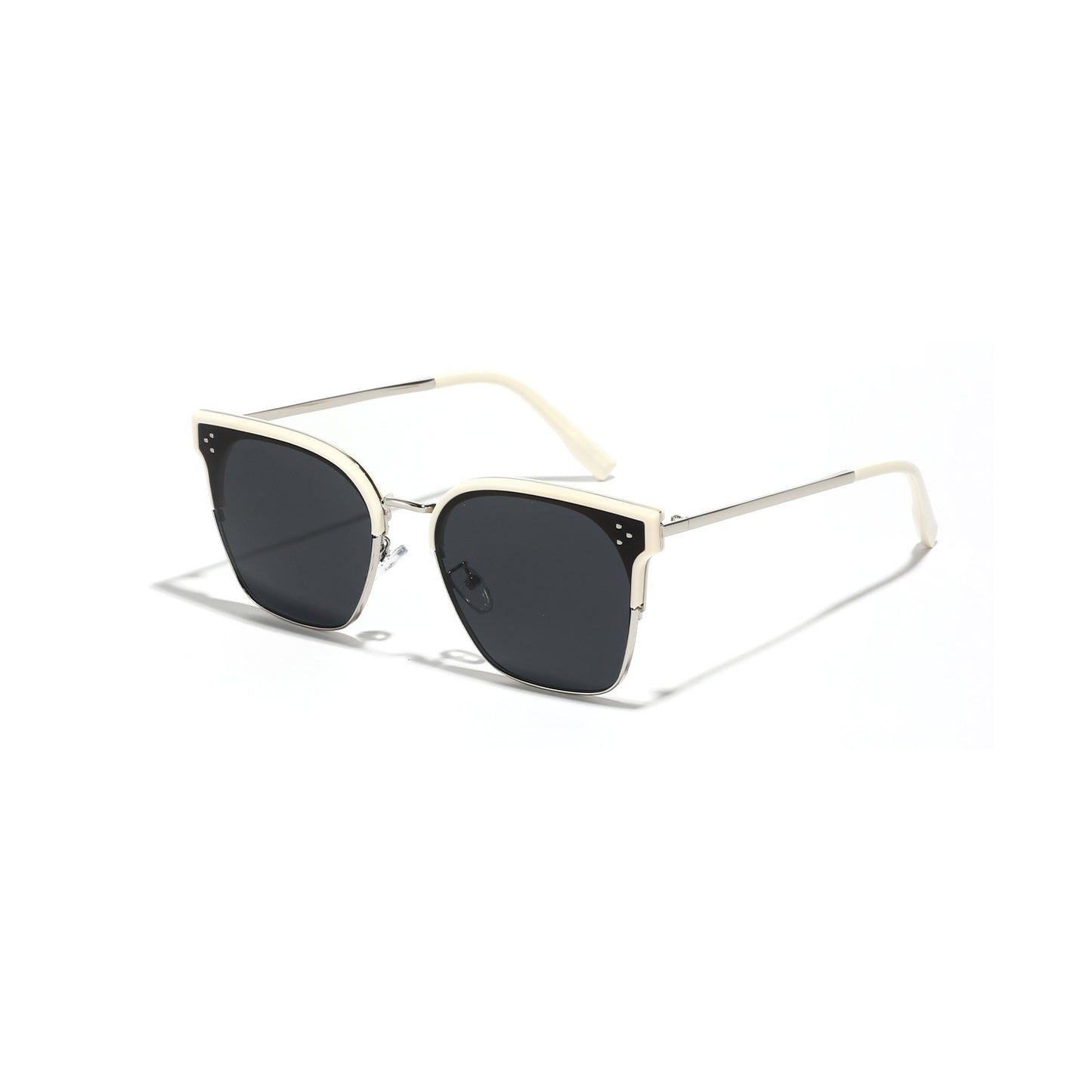 Damen modische Sonnenbrille mit markantem Design und kontrastreichem Rahmen Brehn