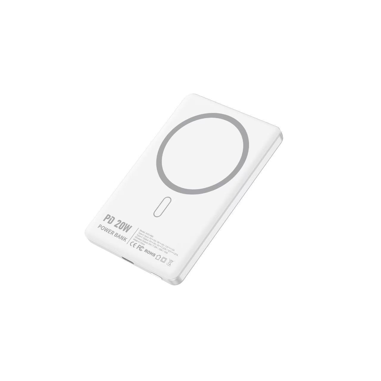 Hochleistungs Powerbank mit kabelloser Ladefunktion und Schnellladeoption Brehn