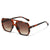 Oversized sechseckige Rahmen Sonnenbrille Brehn