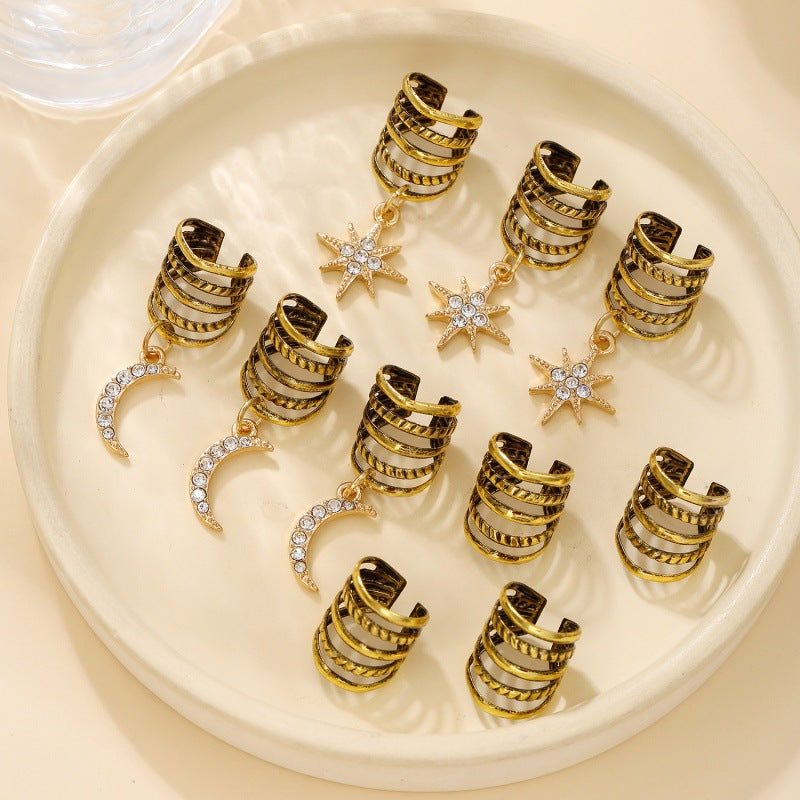 Stilvolle Haarclips mit Muschelmuster Brehn