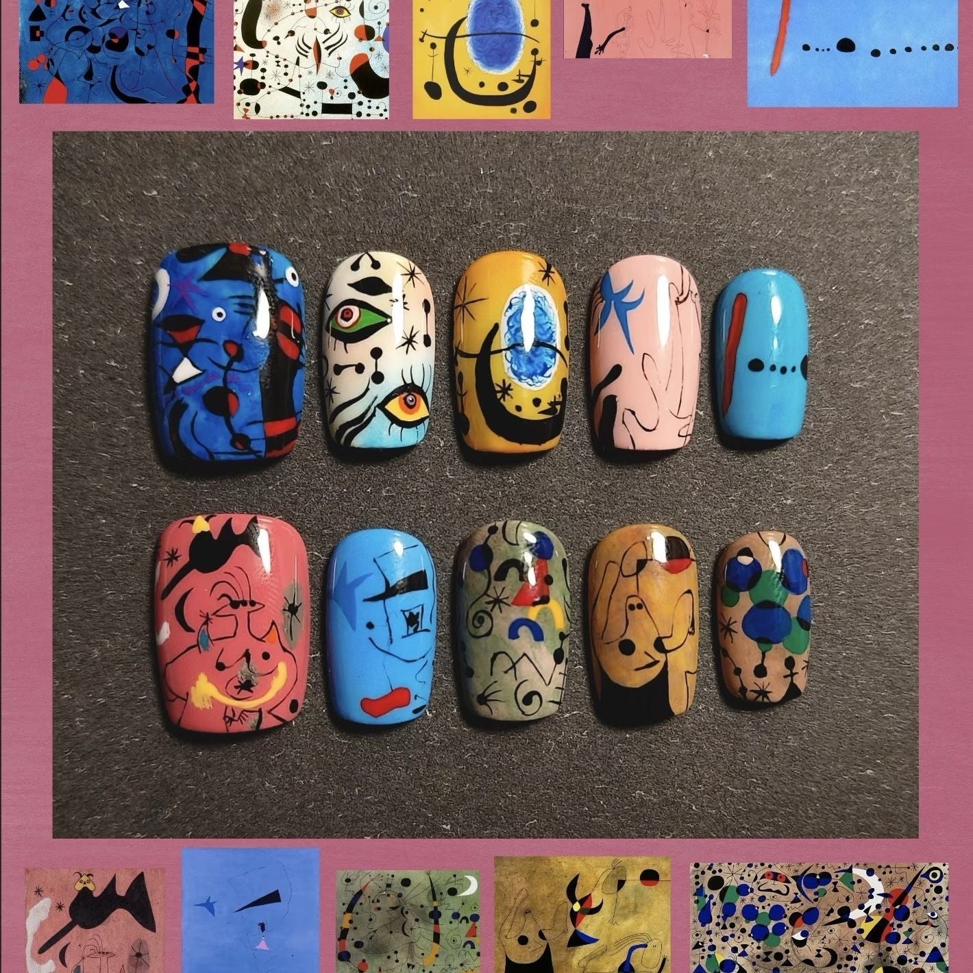 Kreative Nagelkunst Design Kollektion Brehn