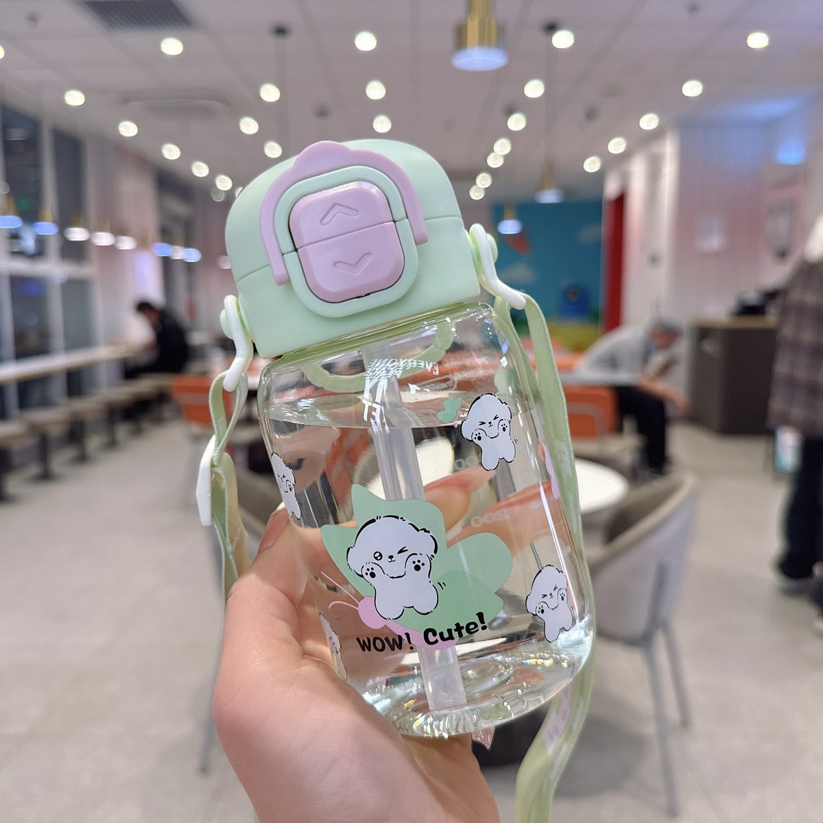 Damen Kreative Trinkflasche mit ergonomischem Deckel Brehn