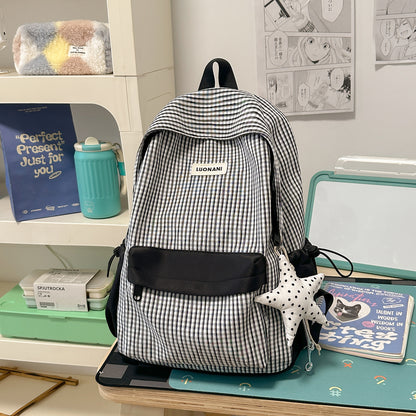 Stylische gestreifte Rucksack Brehn