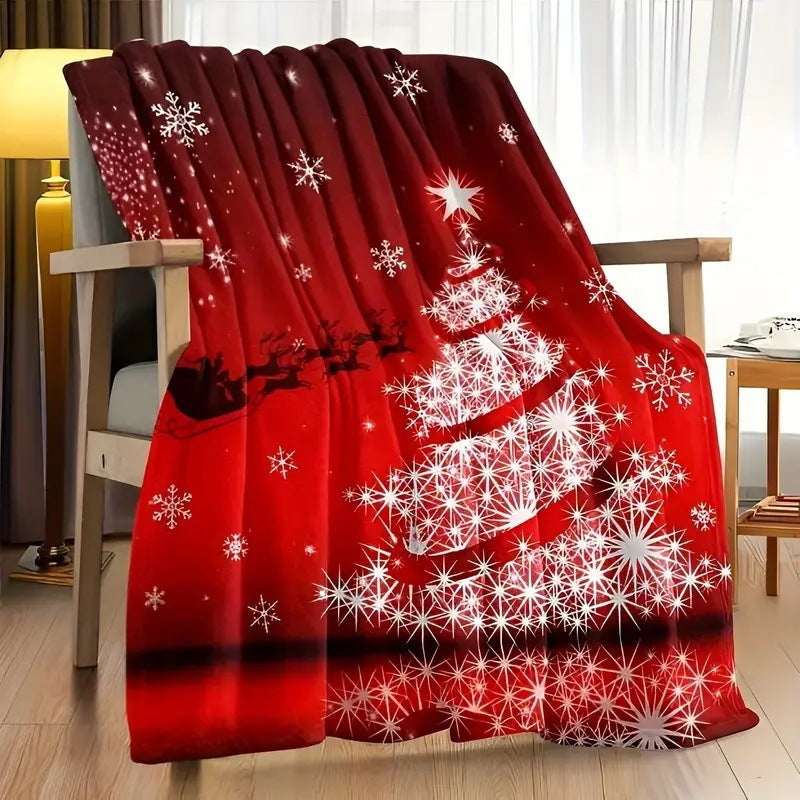 Urlaubsbedingte Fleece-Wurfdecke