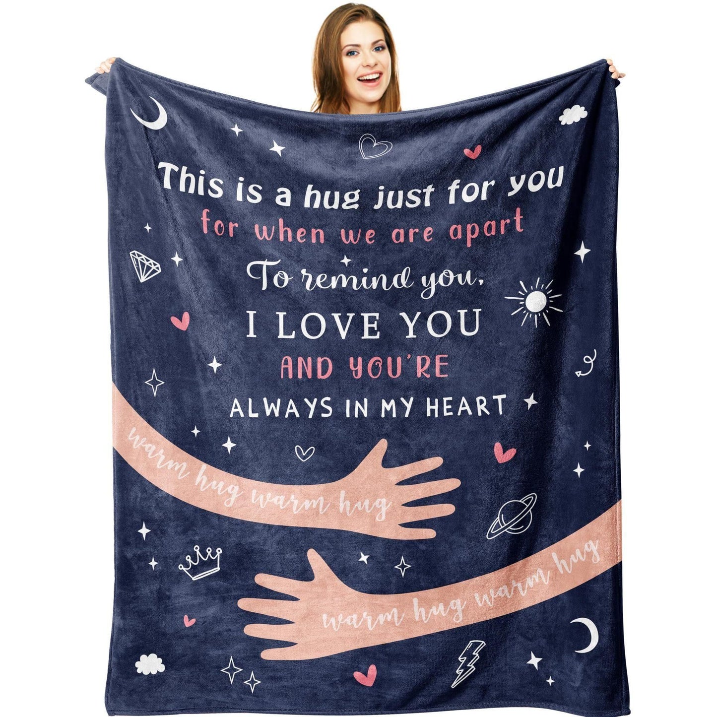 Künstlerisch von Schmetterlingen inspirierte Fleecedecke