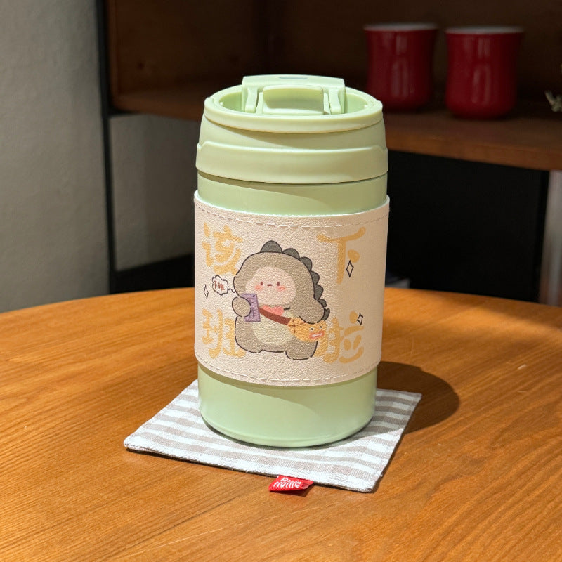 Damen Isolier-Thermobecher mit niedlichem Tiermotiv Brehn