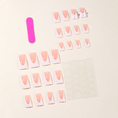 Elegante Stiletto-Nagelkunstverlängerungen mit Schleifenakzenten Brehn