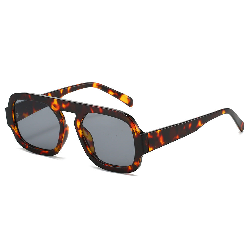 Oversized geometrische Linsen Sonnenbrille Brehn