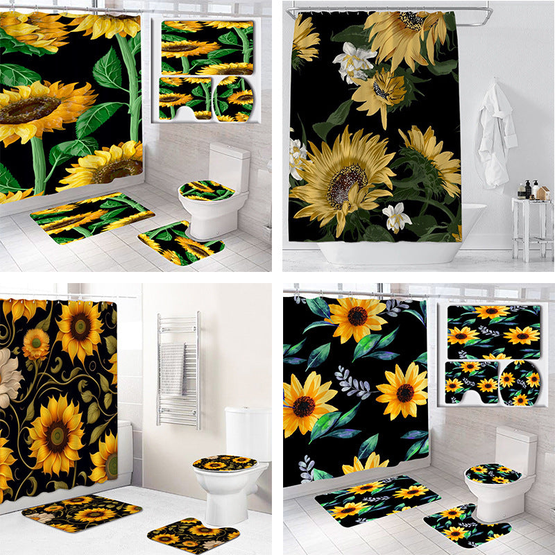 Florales Badezimmerdekor-Set Brehn