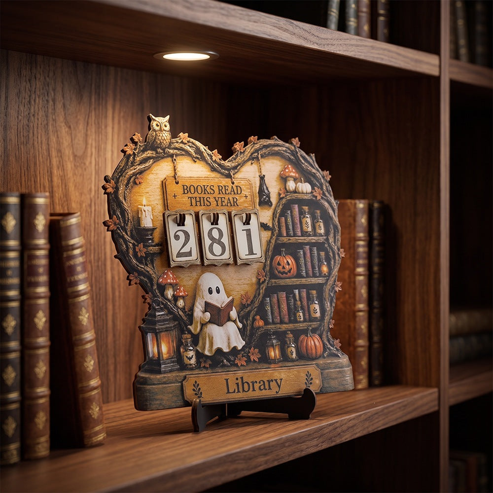 Dekorativer Bücherzähler Brehn