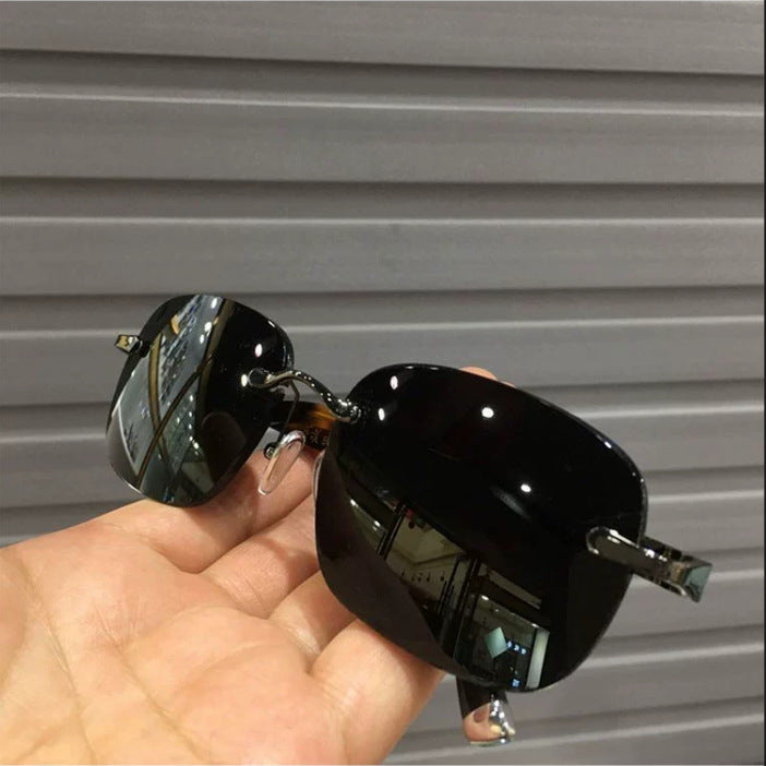 Schlanke geometrische quadratische Sonnenbrille Brehn