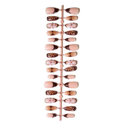 Kunstnagelset mit exquisiten floralen Motiven Brehn